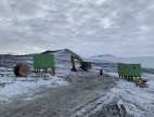 Geomagnetic Huts Installed. Credit Antarctica New Zealand Matt Jordan