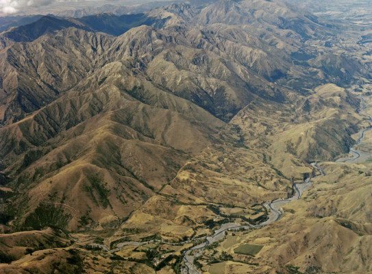 The Awatere Fault cuts a clear line across the hills. It last ruptured in the 1848 Marlborough Earthquake.